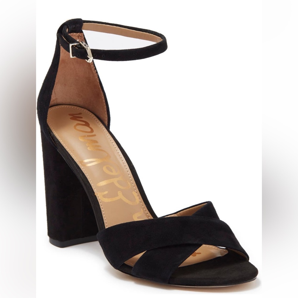 Sam Edelman Yancy Block Heel Ankle Strap Sandal Size 9